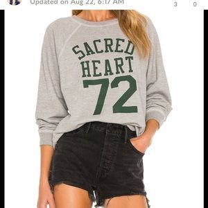 REVOLVE SIXTHREESEVEN The Raglan Sweatshirt Crew neck Sacred Heart